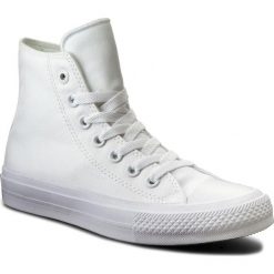 Trampki CONVERSE - Ct II Hi 150148C White/White. Białe trampki i tenisówki damskie Converse, bez wzorów, z gumy, sportowe, bez zapięcia. W wyprzedaży za 249.00 zł.