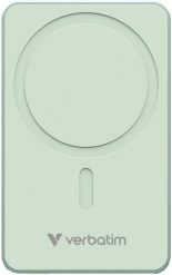 Powerbank Verbatim Charge 'n' Go Essentials Magnetic Wireless 5000mAh USB-C PD 3.0 Green. Zielone powerbanki Verbatim. Za 114.00 zł.