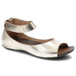 Złote Sandały Damskie Lemar Buty Ze Skóry. Żółte sandały damskie Lemar, bez wzorów, ze skóry, bez obcasa, na obcasie, bez zapięcia. Za 199.00 zł.
