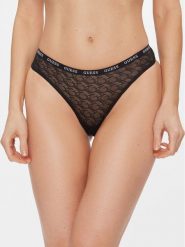 Guess Figi klasyczne O3BE16 KBXA0 Czarny. Czarne majtki damskie Guess, z syntetyku. Za 59.99 zł.