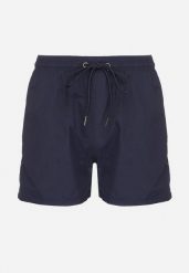 Granatowe Szorty Ozdobione Napisami Liravire. Niebieskie szorty męskie Born2be, bez wzorów, sportowe. Za 39.99 zł.