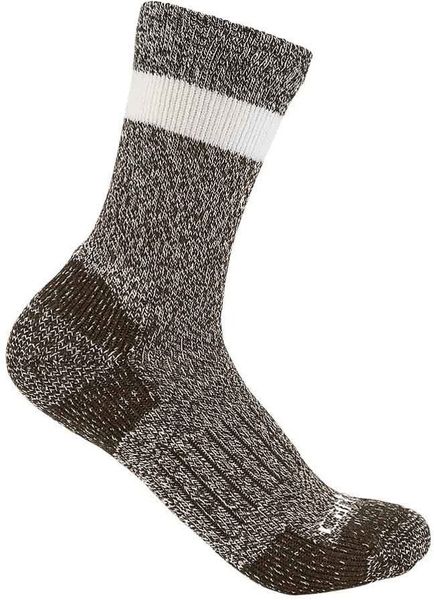 Carhartt Skarpety Damskie Carhartt Mid Crew Sock 1 p Brown. Brązowe skarpetki damskie Carhartt, bez wzorów. Za 63.95 zł.