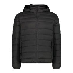 Kurtka z kapturem CMP Snaps. Szare kurtki sportowe męskie CMP, m, bez wzorów, z puchu, z kapturem, narciarskie. Za 506.75 zł.