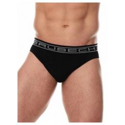 Slipy bawełniane męskie Brubeck Comfort Cotton. Czarne slipki męskie Brubeck, l, bez wzorów, z bawełny. Za 41.99 zł.