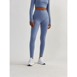 Legginsy fitness damskie Beshaped Femme Force bezszwowe. Niebieskie legginsy damskie BESHAPED, bez wzorów, z nylonu. W wyprzedaży za 152.15 zł.