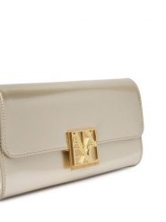 Armani Exchange Torebka XW000358 AF21362 U1046 Złoty. Żółte torebki wizytowe damskie Armani Exchange, bez wzorów, ze skóry, bez dodatków. Za 469.99 zł.