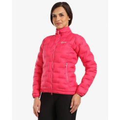 Damska kurtka puchowa Kilpi PAPILON-W. Czerwone kurtki sportowe damskie Kilpi, m, bez wzorów, z nylonu, bez ramiączek, bez kaptura, trekkingowe. Za 793.86 zł.