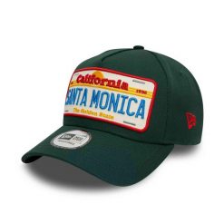 Czapka z daszkiem New Era License Plate Eframe. Zielone czapki damskie New Era, na zimę, bez wzorów. Za 139.99 zł.