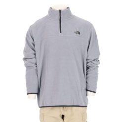 Second life - Męski polarowy sweter TNF Grey - Jak nowy. Szare swetry męskie The North Face, m, bez wzorów, z polaru, sportowe, bez kołnierzyka, bez ramiączek. Za 127.76 zł.