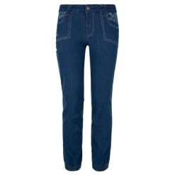 Pantaloni in cotone per bambini Kilpi DANNY-J. Niebieskie spodnie sportowe damskie Kilpi, na lato, bez wzorów, sportowe, trekkingowe. Za 153.53 zł.