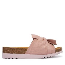 Klapki Scholl. Czerwone klapki damskie Scholl, bez wzorów, bez obcasa, bez zapięcia. Za 339.99 zł.