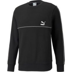 Bluza męska Puma Crew. Czarne bluzy męskie Puma, m, bez wzorów, z bawełny, sportowe, bez ramiączek, bez kaptura. Za 290.00 zł.