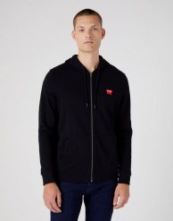 WRANGLER ZIP THRU HOODIE MĘSKA BLUZA LOGO W664HA100 112320252. Bluzy męskie Wrangler, m, bez wzorów, z kapturem. Za 189.99 zł.