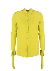 Patrizia Pepe Koszula | 8C0539/A8I1 | Kobieta | Zielony. Zielone koszule damskie Patrizia Pepe, uniwersalny, bez wzorów, z tkaniny, bez kołnierzyka, bez ramiączek. W wyprzedaży za 399.00 zł.