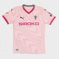 Oficjalna koszulka piłkarska Puma Real Sporting dla dorosłych sezon 2024-25 sp. Czerwone bluzki damskie Puma, bez wzorów, sportowe, bez kołnierzyka, bez ramiączek. Za 339.00 zł.