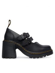 Dr. Martens Czółenka Eviee Mary Jane DM27371001 Czarny. Czarne czółenka damskie Dr. Martens, bez wzorów, ze skóry, bez obcasa, bez zapięcia. Za 949.99 zł.