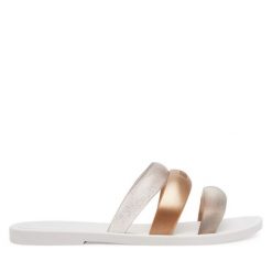 Klapki Melissa. Żółte klapki damskie Melissa, bez wzorów, bez obcasa, bez zapięcia. Za 269.99 zł.