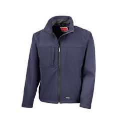 Męska Oddychająca Kurtka Typu Softshell. Niebieskie kurtki męskie RESULT, m, bez wzorów, z softshellu, bez kaptura, trekkingowe. Za 199.99 zł.