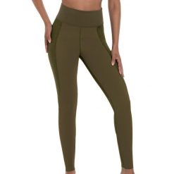 Legginsy sportowe Tights Compression. Zielone legginsy damskie ANITA ACTIVE, m, bez wzorów, z elastanu. Za 405.00 zł.