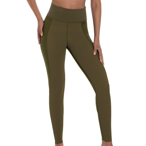 Legginsy sportowe Tights Compression. Zielone legginsy damskie ANITA ACTIVE, xl, bez wzorów, z elastanu. Za 405.00 zł.
