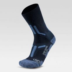 Skarpety trekkingowe męskie Uyn Trekking 2IN Merino Mid. Niebieskie skarpety męskie UYN, bez wzorów. Za 139.99 zł.