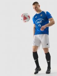 4F Koszulka klubowa z sezonu 22/23 męska 4F x Stal Mielec - multikolor 3XL. Białe t-shirty męskie 4F, m, z aplikacjami, z dzianiny, bez kołnierzyka, bez ramiączek. W wyprzedaży za 99.99 zł.