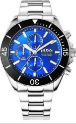 Zegarek Hugo Boss Zegarek Męski Hugo Boss 1513704 + BOX. Zegarki męskie Hugo Boss, bez wzorów. Za 614.79 zł.