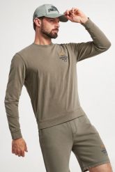 Bluza dresowa męska crewneck AERONAUTICA MILITARE. Bluzy męskie Aeronautica Militare, l, bez wzorów, z dresówki, bez ramiączek, bez kaptura. W wyprzedaży za 304.85 zł.