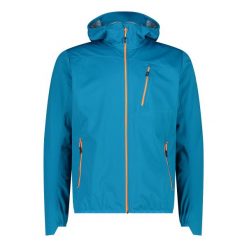 Kurtka przeciwdeszczowa z kapturem CMP. Niebieskie kurtki męskie CMP, bez wzorów, z kapturem. Za 422.50 zł.