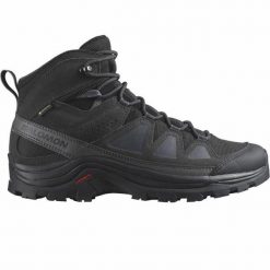 Buty górskie Salomon Quest Rove Gore-Tex. Czarne buty zimowe męskie Salomon, z gore-texu, bez zapięcia. Za 569.00 zł.