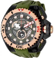Zegarek Invicta Invicta Sea Hunter 49629 Zegarek męski 57 mm. Niebieskie zegarki męskie Invicta, bez wzorów. Za 843.99 zł.