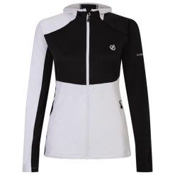 Bluza turystyczna damska Dare 2B Convey II. Białe bluzy damskie Dare 2B, bez wzorów, sportowe, bez ramiączek, bez kaptura. W wyprzedaży za 249.99 zł.