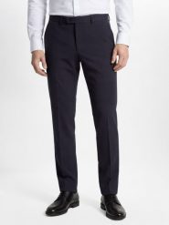 Finshley & Harding spodnie garniturowe Mężczyźni Modern Fit niebieski, 54. Niebieskie garnitury męskie Finshley & Harding, m, bez wzorów, z syntetyku, biznesowe. Za 349.95 zł.