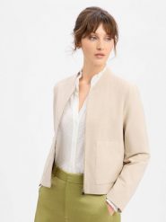 S.Oliver BLACK LABEL Kurtka Kobiety Sztuczne włókno beżowy, 36. Brązowe kurtki sportowe damskie s.Oliver BLACK LABEL, s, bez wzorów, z włókna, bez ramiączek, bez kaptura. Za 329.95 zł.