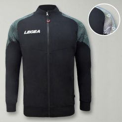 Kurtka sportowa z zamkiem MANILA oversize. Czarne kurtki sportowe damskie Legea, xl, bez wzorów, do biegania. Za 112.00 zł.