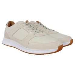 Trampki Męskie Joggeur. Brązowe trampki męskie Lacoste, bez wzorów, bez zapięcia. Za 700.99 zł.