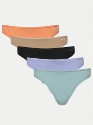 Calvin Klein Underwear Komplet 5 par stringów 000QD5250E Kolorowy. Majtki damskie Calvin Klein Underwear, z bawełny. Za 189.99 zł.