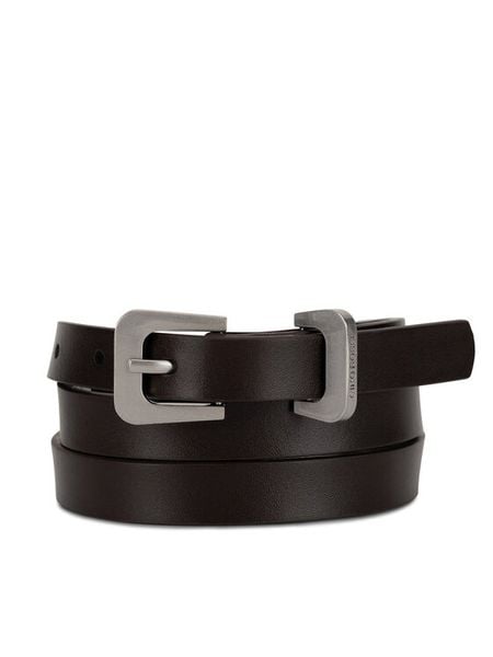 Gino Rossi Pasek Damski BLYL24003-3 SVL Brązowy. Brązowe paski damskie Gino Rossi, bez wzorów, ze skóry. Za 99.99 zł.