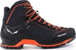 Buty trekkingowe męskie Salewa Trainer Mid GTX czarne r. 40 1/2. Czarne trekkingi męskie Salewa, bez zapięcia. Za 938.99 zł.