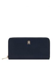 Tommy Hilfiger Portfel Th Icon Lrg Za Nylon AW0AW17750 Granatowy. Niebieskie portfele damskie Tommy Hilfiger, z nylonu. Za 249.99 zł.