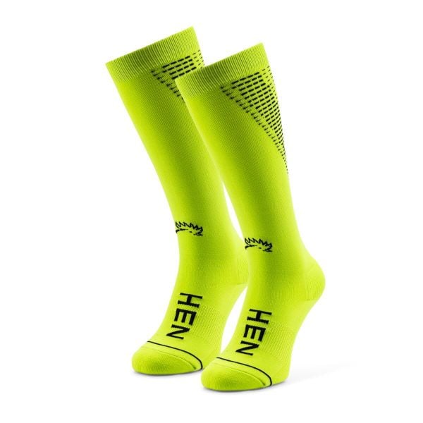 Skarpety uciskowe – Skarpety – Żółte. Niebieskie skarpetki damskie HEN SPORTSGEAR, bez wzorów, z materiału. Za 99.00 zł.
