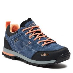 Trekkingi CMP. Niebieskie obuwie trekkingowe damskie CMP, bez zapięcia. Za 279.99 zł.