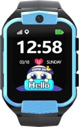 Smartwatch Pacific 32-2 Czarno-niebieski (PACIFIC 32-2). Czarne zegarki smartwatch Pacific, bez wzorów. Za 208.84 zł.