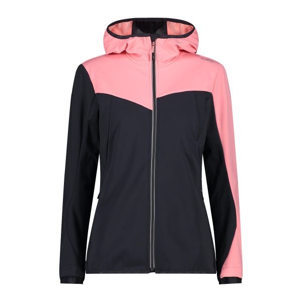 Kurtka softshell z kapturem Unlimitech damska CMP. Niebieskie kurtki sportowe damskie CMP, na zimę, xl, bez wzorów, z lycry, bez ramiączek, z kapturem, trekkingowe. Za 535.15 zł.