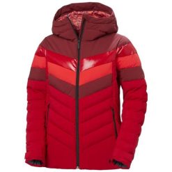 Damska kurtka puchowa Helly Hansen Imperial Puffy. Czerwone kurtki sportowe damskie Helly Hansen, na zimę, bez wzorów, z puchu, bez ramiączek, bez kaptura, narciarskie. W wyprzedaży za 1,119.20 zł.