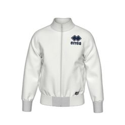 Bluza z pełnym zamkiem błyskawicznym Errea Essential 26. Białe bluzy sportowe męskie ERREA, na zimę, bez wzorów, bez kaptura, na fitness i siłownię. Za 194.50 zł.