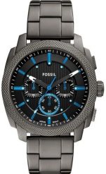 Zegarek Fossil Fossil Machine FS6098 Zegarek męski czarna tarcza 44 mm. Czarne zegarki męskie FOSSIL, bez wzorów. Za 595.99 zł.