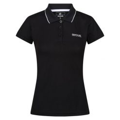 Koszulka Polo Damska Maverick V. Czerwone bluzki damskie Regatta, bez wzorów, bez kołnierzyka, bez ramiączek. Za 45.99 zł.