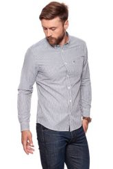 KOSZULA WRANGLER LS 1PKT BUTTON DOWN NAVY W5874SQ35 112129583. Niebieskie koszule męskie Wrangler, m, bez wzorów, z materiału, bez kołnierzyka, bez ramiączek. Za 129.99 zł.