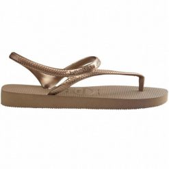 Klapki Havaianas Model Flash Urban Kolor Brąz. Brązowe klapki damskie Havaianas, bez wzorów, sportowe, bez obcasa, bez zapięcia. Za 83.99 zł.